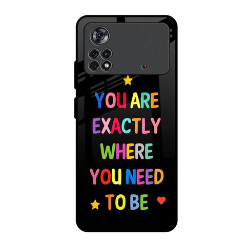 Magical Words Poco X4 Pro 5G Glass Back Cover Online