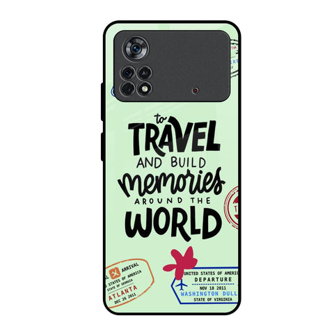 Travel Stamps Poco X4 Pro 5G Glass Back Cover Online