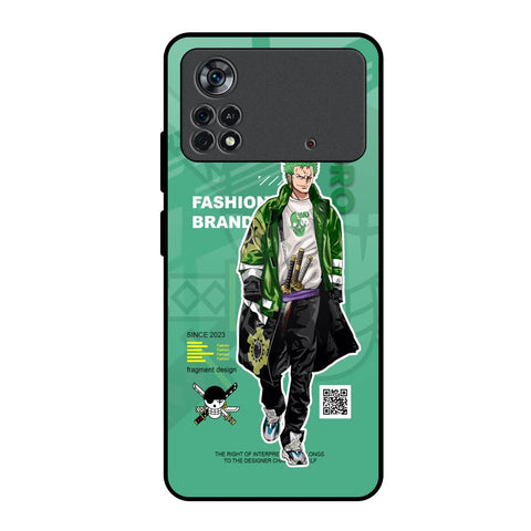 Zoro Bape Poco X4 Pro 5G Glass Back Cover Online