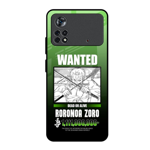 Zoro Wanted Poco X4 Pro 5G Glass Back Cover Online