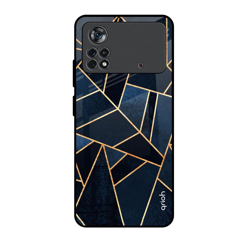Abstract Tiles Poco X4 Pro 5G Glass Back Cover Online
