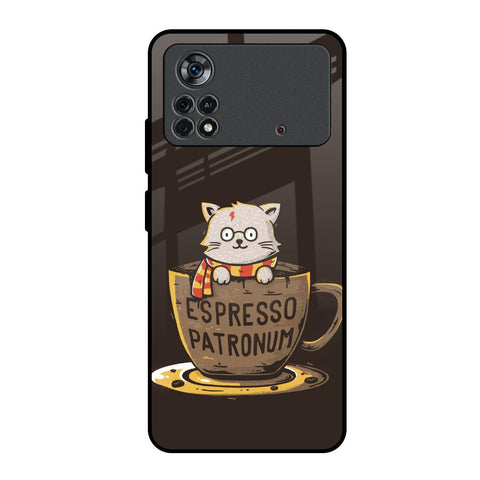 Tea With Kitty Poco X4 Pro 5G Glass Back Cover Online