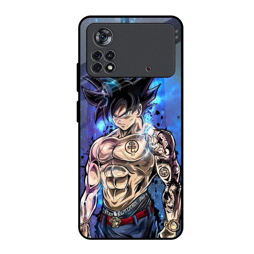 Branded Anime Poco X4 Pro 5G Glass Back Cover Online