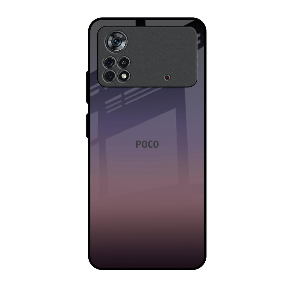 Grey Ombre Poco X4 Pro 5G Glass Back Cover Online