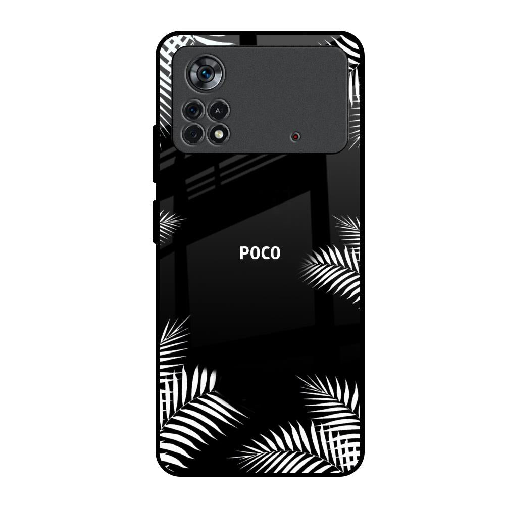 Zealand Fern Design Poco X4 Pro 5G Glass Back Cover Online