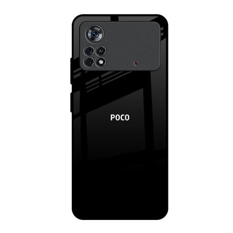 Jet Black Poco X4 Pro 5G Glass Back Cover Online