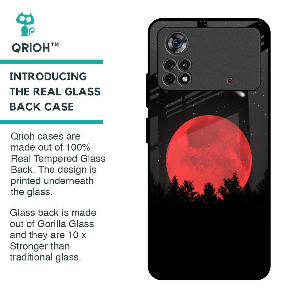 Moonlight Aesthetic Glass Case For Poco X4 Pro 5G
