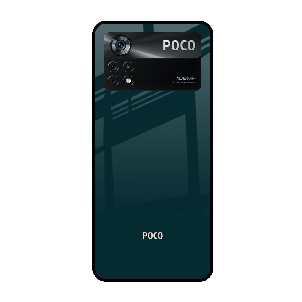 Hunter Green Poco X4 Pro 5G Glass Cases & Covers Online
