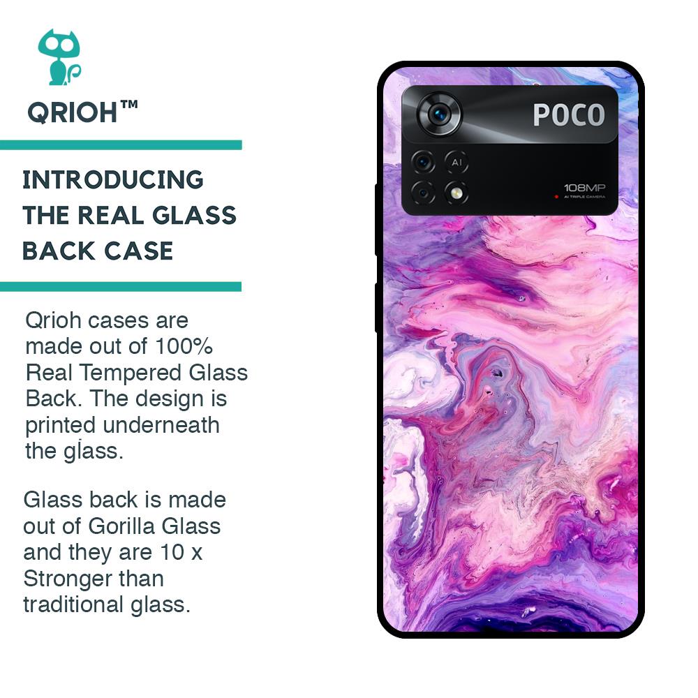 Cosmic Galaxy Glass Case for Poco X4 Pro 5G