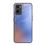 Blue Aura Oppo A76 Glass Back Cover Online