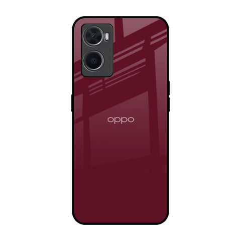 Classic Burgundy Oppo A76 Glass Back Cover Online