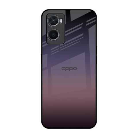 Grey Ombre Oppo A76 Glass Back Cover Online