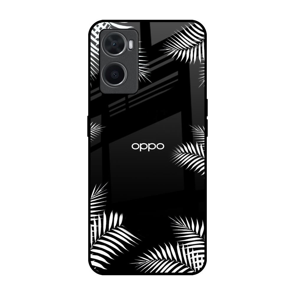 Zealand Fern Design Oppo A76 Glass Back Cover Online