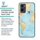Travel Map Glass Case for Oppo A76