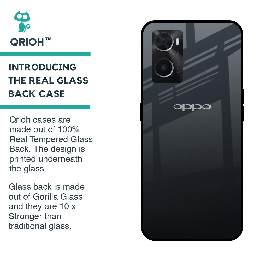 Stone Grey Glass Case For Oppo A76