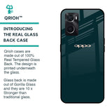 Hunter Green Glass Case For Oppo A76