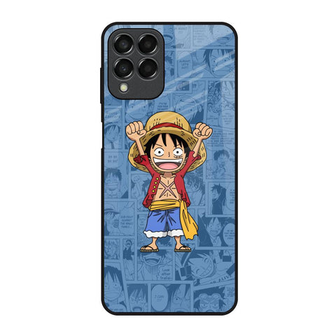 Chubby Anime Samsung Galaxy M33 5G Glass Back Cover Online