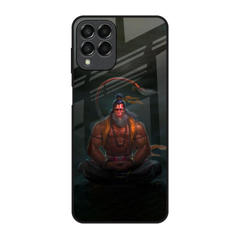 Lord Hanuman Animated Samsung Galaxy M33 5G Glass Back Cover Online