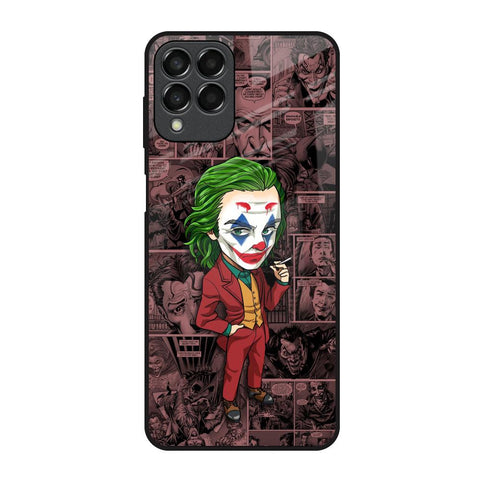 Joker Cartoon Samsung Galaxy M33 5G Glass Back Cover Online