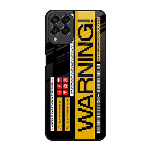 Aircraft Warning Samsung Galaxy M33 5G Glass Back Cover Online