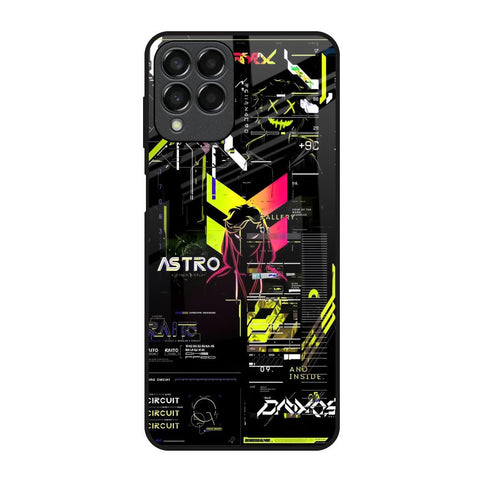 Astro Glitch Samsung Galaxy M33 5G Glass Back Cover Online