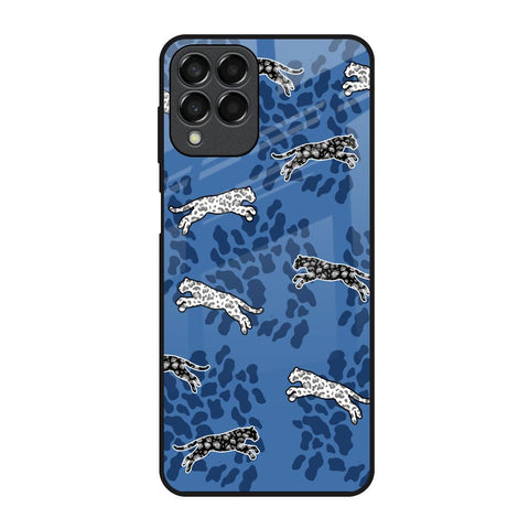 Blue Cheetah Samsung Galaxy M33 5G Glass Back Cover Online