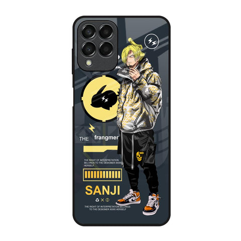 Cool Sanji Samsung Galaxy M33 5G Glass Back Cover Online