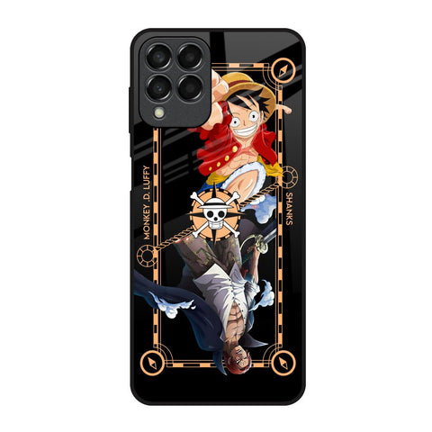 Shanks & Luffy Samsung Galaxy M33 5G Glass Back Cover Online