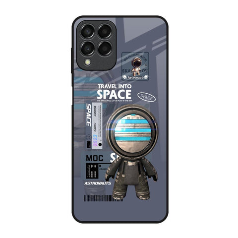 Space Travel Samsung Galaxy M33 5G Glass Back Cover Online