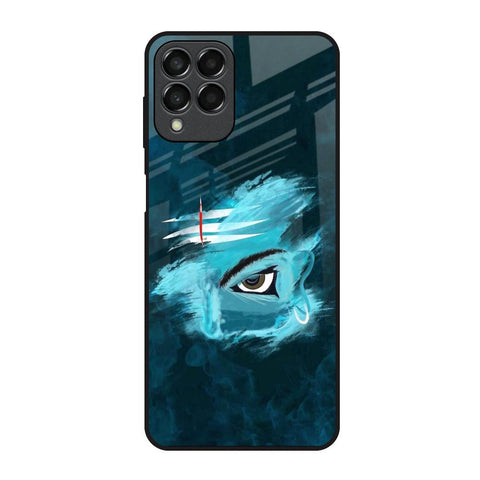 Power Of Trinetra Samsung Galaxy M33 5G Glass Back Cover Online