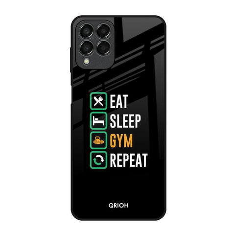 Daily Routine Samsung Galaxy M33 5G Glass Back Cover Online