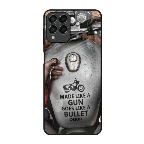 Royal Bike Samsung Galaxy M33 5G Glass Back Cover Online