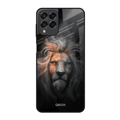 Devil Lion Samsung Galaxy M33 5G Glass Back Cover Online