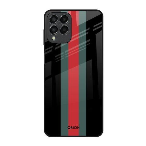 Vertical Stripes Samsung Galaxy M33 5G Glass Back Cover Online