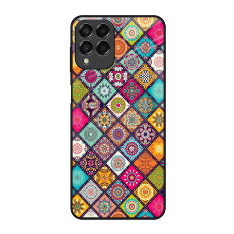 Multicolor Mandala Samsung Galaxy M33 5G Glass Back Cover Online