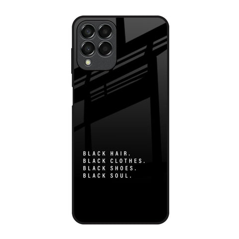 Black Soul Samsung Galaxy M33 5G Glass Back Cover Online