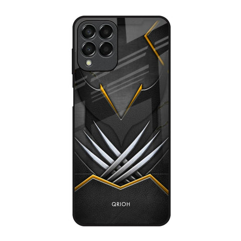 Black Warrior Samsung Galaxy M33 5G Glass Back Cover Online