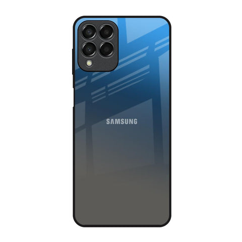 Blue Grey Ombre Samsung Galaxy M33 5G Glass Back Cover Online