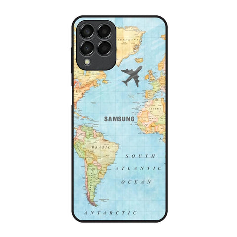 Fly Around The World Samsung Galaxy M33 5G Glass Back Cover Online