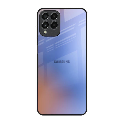 Blue Aura Samsung Galaxy M33 5G Glass Back Cover Online