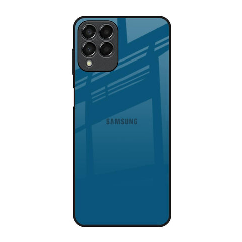 Cobalt Blue Samsung Galaxy M33 5G Glass Back Cover Online