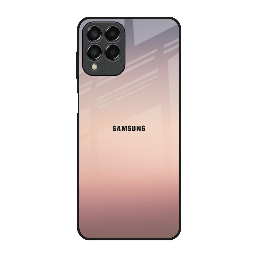Golden Mauve Samsung Galaxy M33 5G Glass Back Cover Online