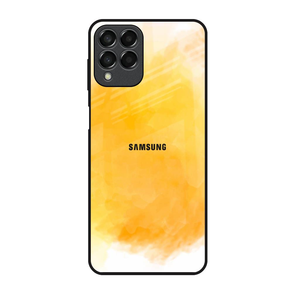 Rustic Orange Samsung Galaxy M33 5G Glass Back Cover Online