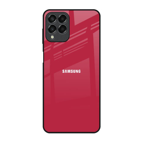 Solo Maroon Samsung Galaxy M33 5G Glass Back Cover Online