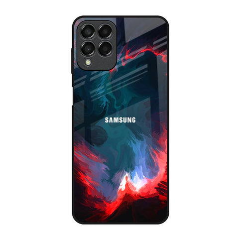 Brush Art Samsung Galaxy M33 5G Glass Back Cover Online