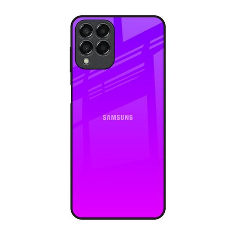 Purple Pink Samsung Galaxy M33 5G Glass Back Cover Online