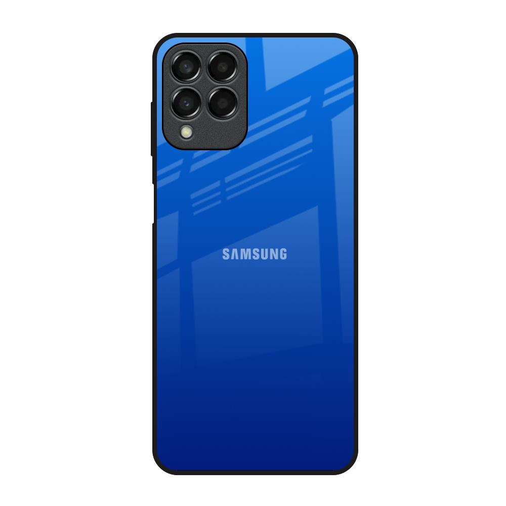 Egyptian Blue Samsung Galaxy M33 5G Glass Back Cover Online