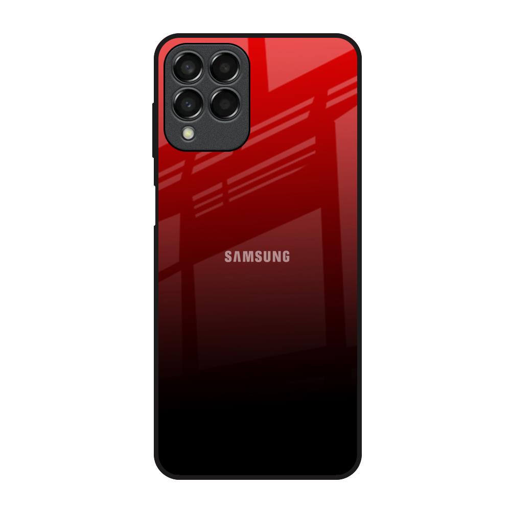 Maroon Faded Samsung Galaxy M33 5G Glass Back Cover Online