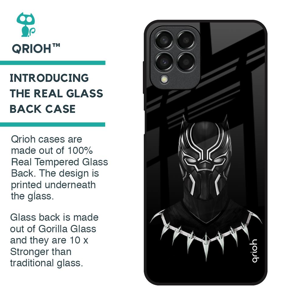 Dark Superhero Glass Case for Samsung Galaxy M33 5G
