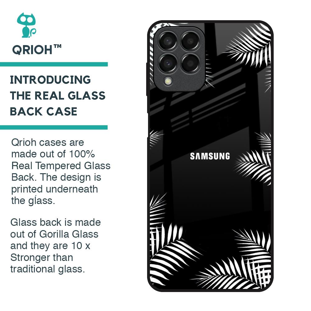 Zealand Fern Design Glass Case For Samsung Galaxy M33 5G
